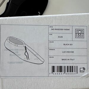 Toteme Black Lux Viscose Slip-On